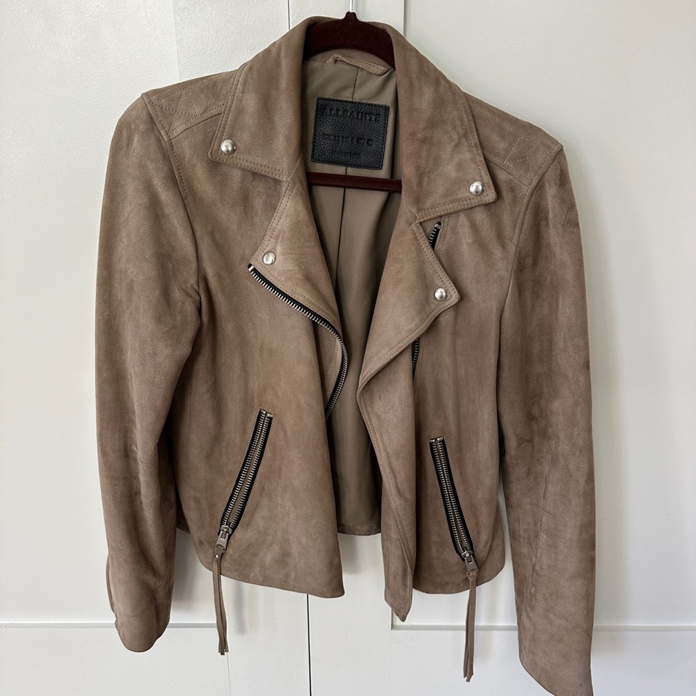 All Saints Suede Jacket